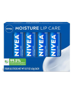 Bálsamo Labial Hidratante NIVEA 4.8g x 4 - Manteca de Karité