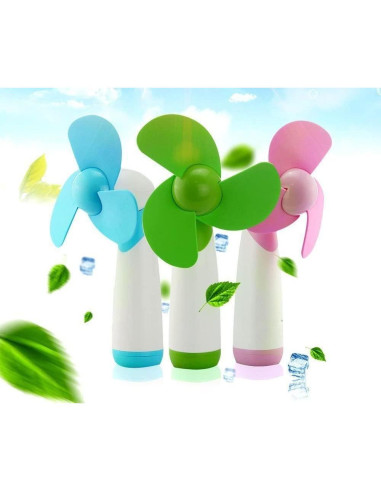 Mini Ventilador de Mano JDYYICZ Verde 15x7 cm Batería