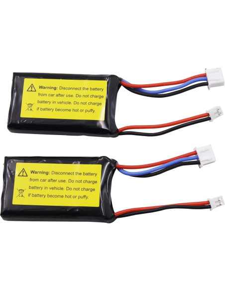 Batería Lipo Recargable 7.4V 900mAh Blomiky PH2.0 para RC