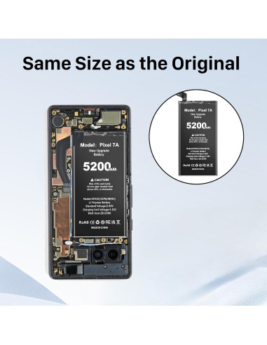 Batería de Reemplazo 5200mAh para Google Pixel 7A - EVELLHPP