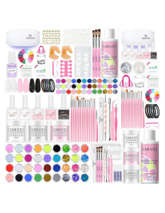 Kit de Uñas Acrílicas SAVILAND 92 Piezas para Principiantes