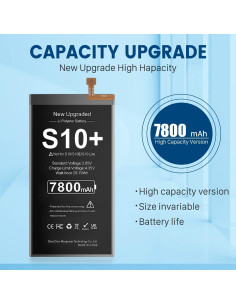 Batería de Reemplazo SHENMZ 7800mAh para Galaxy S10 Plus 2