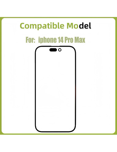 Reemplazo de Vidrio Exterior para iPhone 14 Pro Max 6.7"