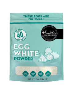 Polvo de Clara de Huevo Healthier Comforts 198 g | Alto en Proteínas