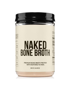 Caldo de Huesos en Polvo NAKED - 21g Proteína, 17g Colágeno - 0.45kg