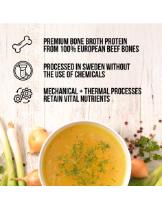 Caldo de Huesos en Polvo NAKED - 21g Proteína, 17g Colágeno - 0.45kg 2