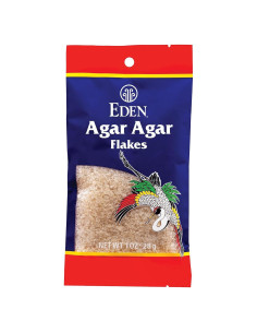 Copos de Agar Agar Eden 28.35 g - Gelatina Vegana Sin Sabor