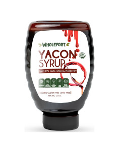 Jarabe de Yacón Orgánico Wholefort 354ml - Endulzante Vegano