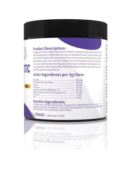 Alivio de Alergias para Gatos Royal Whiskers 90 Masticables