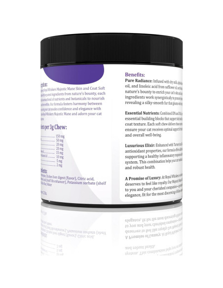 Alivio de Alergias para Gatos Royal Whiskers 90 Masticables