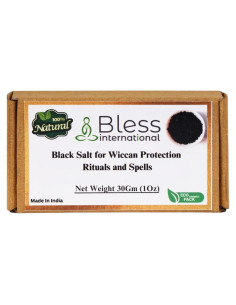 Sal Negra Bless para Rituales Wicca 28.35 g - Energía Positiva