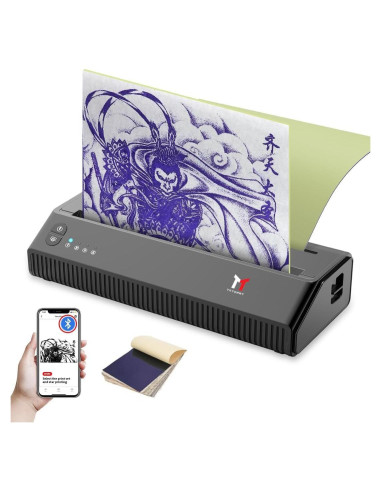 Impresora de Tatuajes Inalámbrica Meihengtong P8008 A4