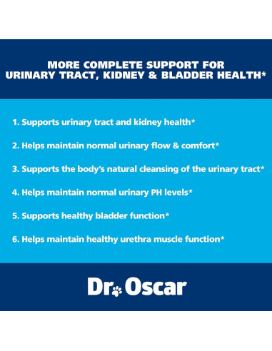 Suplemento UTI para Perros Dr. Oscar - 90 Tabletas Masticables