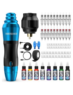 Kit de Tatuaje Wormhole Inalámbrico con 20 Agujas