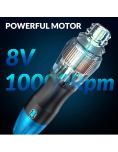 Kit de Tatuaje Wormhole Inalámbrico con 20 Agujas 2