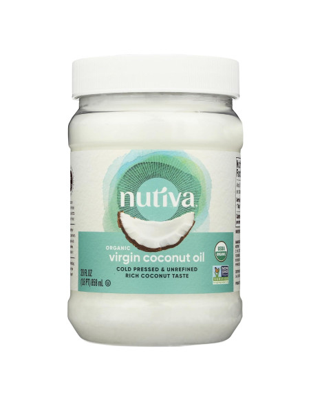Aceite de Coco Orgánico Extra Virgen Nutiva 1521.6 ml