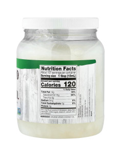 Aceite de Coco Virgen Orgánico NOW Foods 1540g Prensado en Frío 2