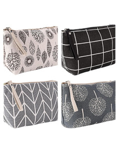 Bolsa Cosmética SUMAJU 4 Pcs Lona Multicolor Viaje