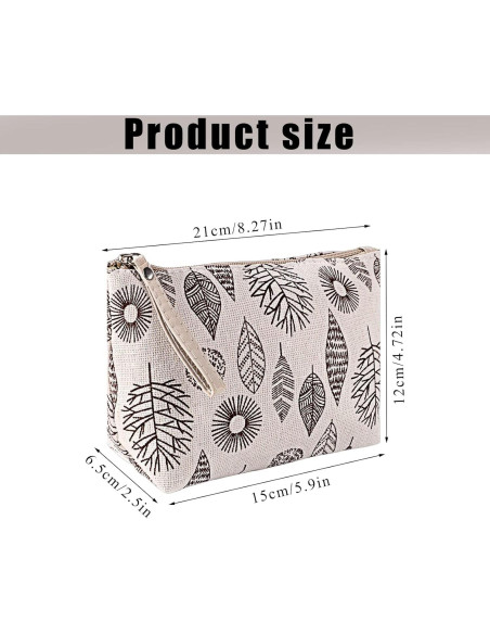 Bolsa Cosmética SUMAJU 4 Pcs Lona Multicolor Viaje