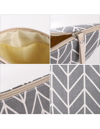 Bolsa Cosmética SUMAJU 4 Pcs Lona Multicolor Viaje