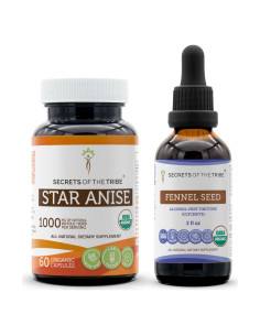 Cápsulas de Anís Estrellado y Hinojo 60 Unidades 56.7 g