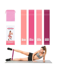 Bandas de Ejercicio de Resistencia Portzon - 4 Niveles de Tensión