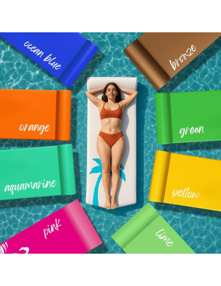 Flotador de piscina California Sun con almohada y vinilo 178x64cm