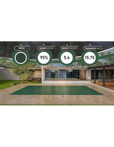 Cubierta de Seguridad para Piscina WaterWarden 5 x 11 m, Rectángulo