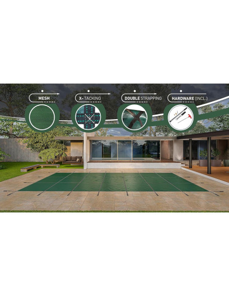 Cubierta de Seguridad para Piscina WaterWarden 5 x 11 m, Rectángulo