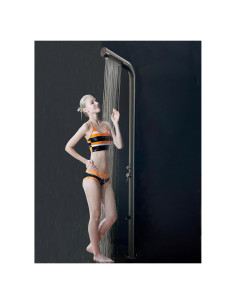 Ducha Exterior Modular Wayime 220.98 cm Acero Inoxidable Negro Mate