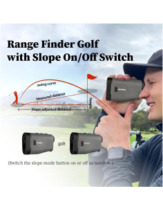 Buscador de Rango de Golf AILEMON ALMAX-900 823m 6x Aumento 2