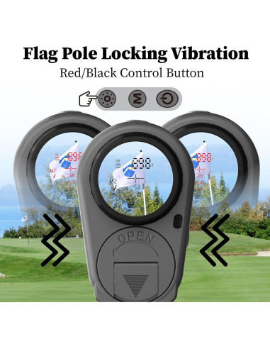 Buscador de Rango de Golf AILEMON ALMAX-900 823m 6x Aumento