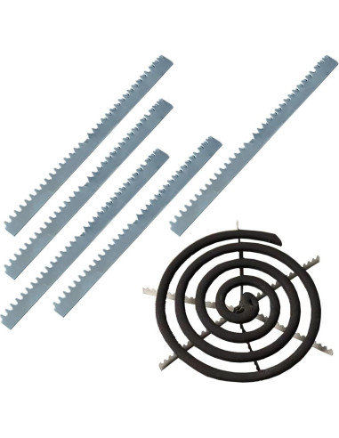 10 Soportes de Espiral para Mosquitos SquEqu Acero Inoxidable