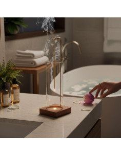 Quemador de Incienso Colgante Chiorgone con Recogedor de Vidrio 2