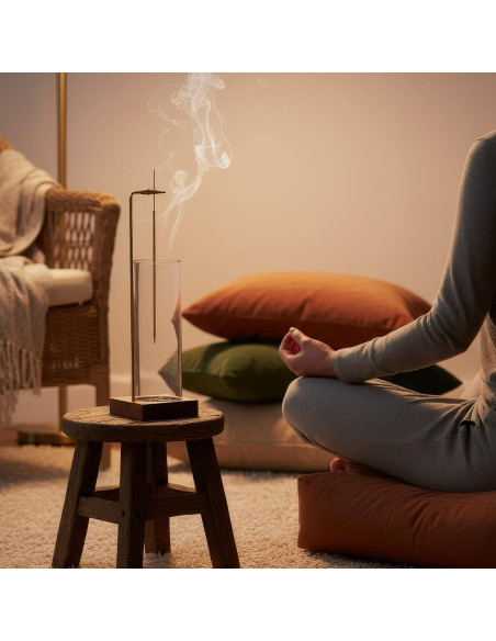 Quemador de Incienso Colgante Chiorgone con Recogedor de Vidrio