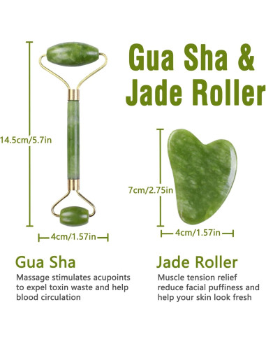 Juego de Acupuntura Electrónico Extguds con Gua Sha y Semillas