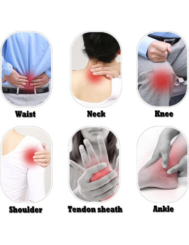 100 Pcs Parche de Moxa de Artemisa y Jengibre Natural 30x20cm