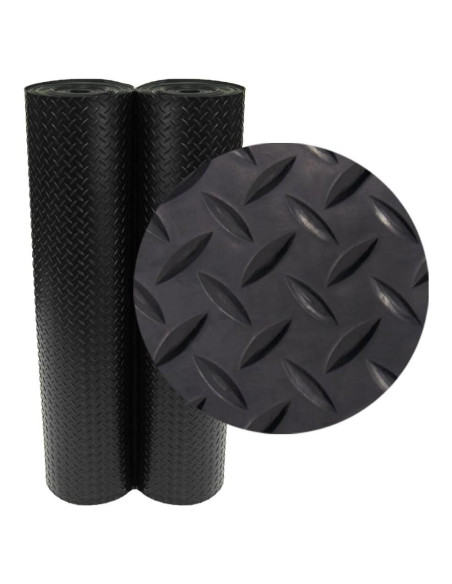 Alfombrilla de Goma Antideslizante Rubber-Cal 3 mm 1.22 m x 0.76 m