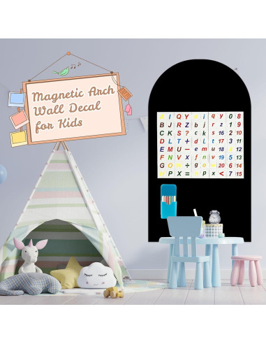 Calcomanía Magnética para Pared LAIAMER 50x100 cm Negra