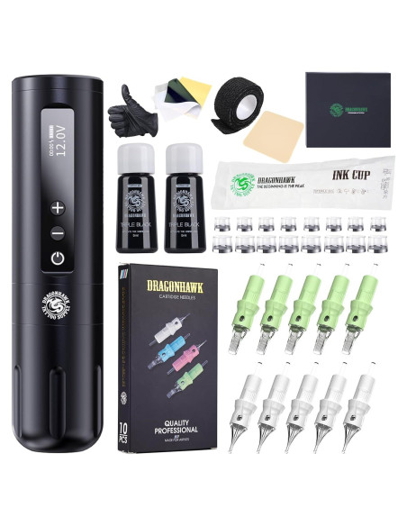 Máquina de Tatuaje Inalámbrica Dragonhawk L2 5000mAh