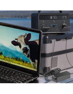 Cargador de Coche KFD 19V 3.42A 65W para Laptop Gateway 2