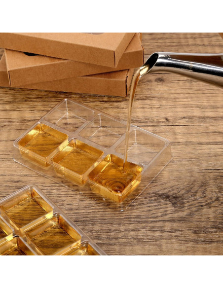 100 Cajas de Regalo para Cerillas de Cera SMAODSGN 10.16x7.11cm