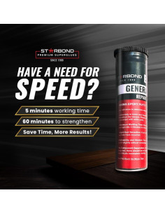 Masilla Epóxica Negra Starbond 2 oz - Reparaciones Rápidas 2