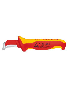 Cuchillo de Desmantelamiento KNIPEX 98 55 Aislado 180mm
