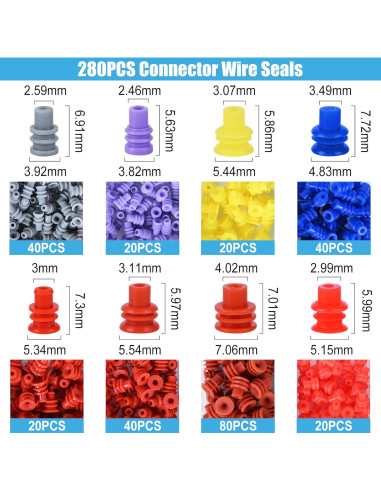 Kit de Pines de Conector 567 Pcs Kikerike - Terminales 1-3.5mm