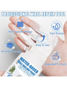 Pintura Blanca Nozerix 100g para Retocar Paredes - Secado Rápido 2