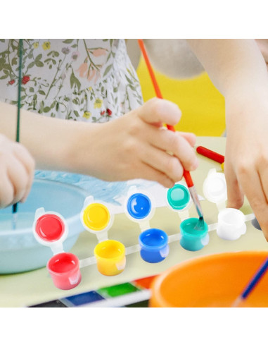 36 Tarros de Pintura Vacíos Wzttdm 15ml Transparentes