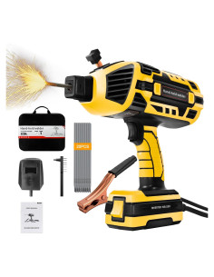 Máquina de Soldadura Portátil TRQWH 120A IGBT Amarillo