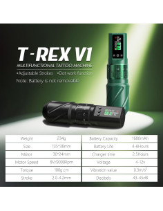 Kit de Tatuaje Inalámbrico U-REX para Principiantes 2