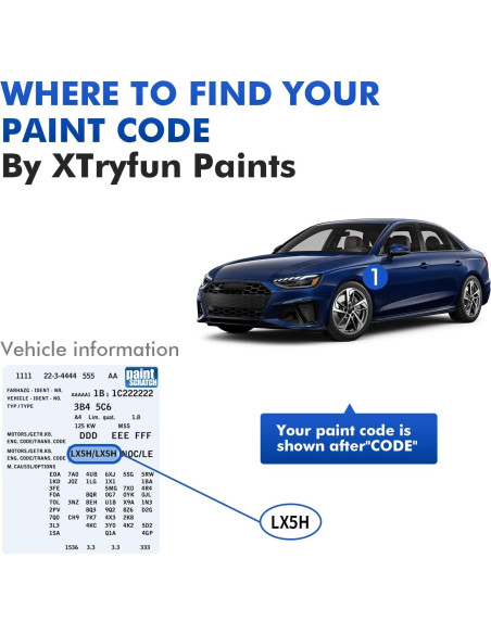 Pintura de Retoque Audi Gris Cronos LX7G 29.57ml